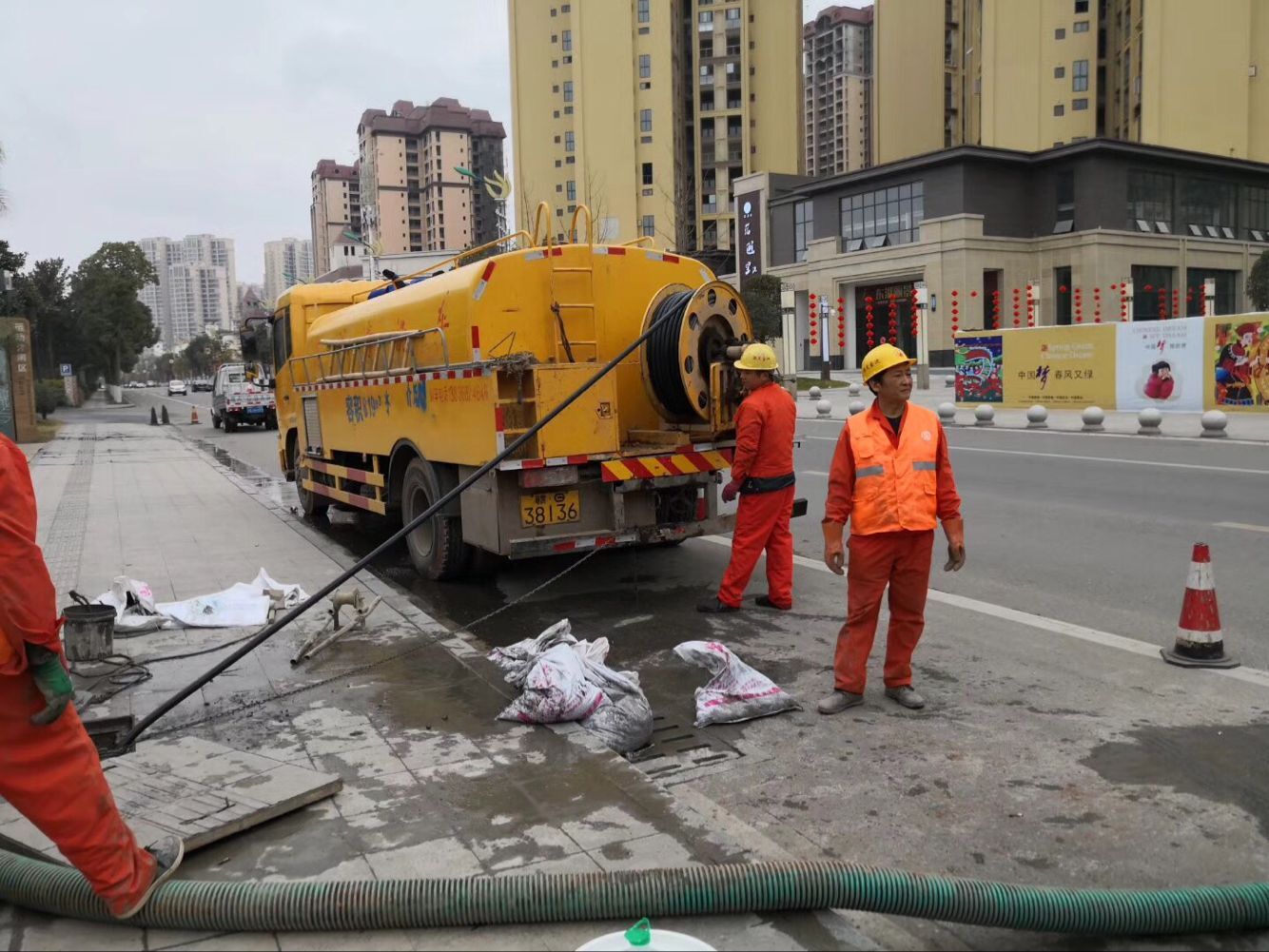 华阴排污管道清淤-管道清洗